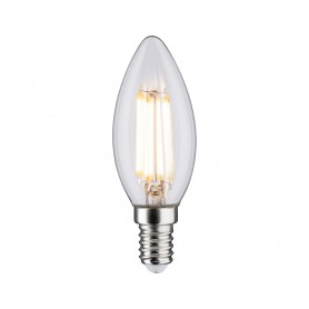 Filament 230V LED svíčka E14 5,9W 2700K stmívatelné čirá - PAULMANN
