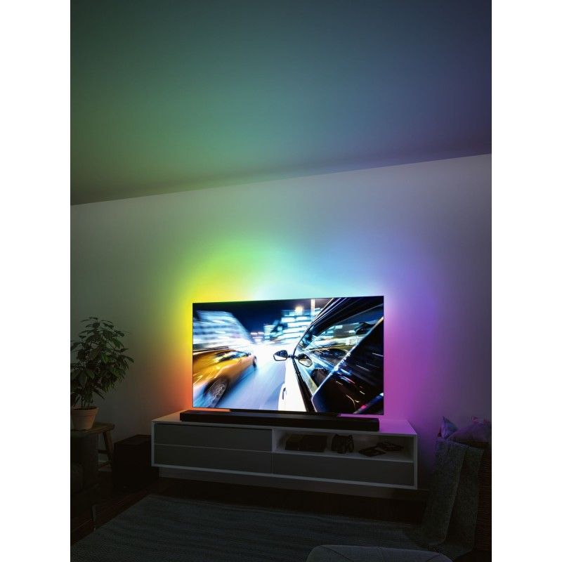 EntertainLED USB LED Strip osvětlení TV 65 palců 2,4m 4W 60LEDs/m RGB+ - PAULMANN