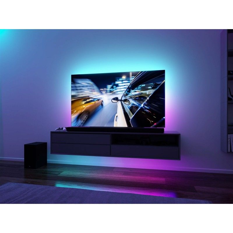 EntertainLED USB LED Strip osvětlení TV 65 palců 2,4m 4W 60LEDs/m RGB+ - PAULMANN