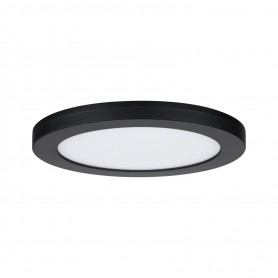 LED vestavné svítidlo 2v1 Cover-it kruhové 225mm 4000K černá - PAULMANN