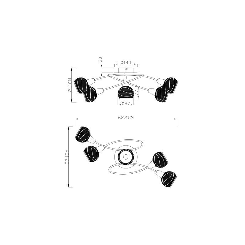 GLOBO Led svietidlo 54341-5