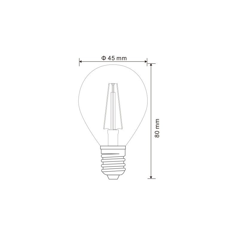 GLOBO LED žiarovka LED BULB 10585-2K