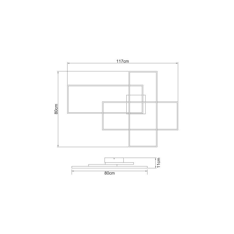 GLOBO stropné svietidlo 67227-100B