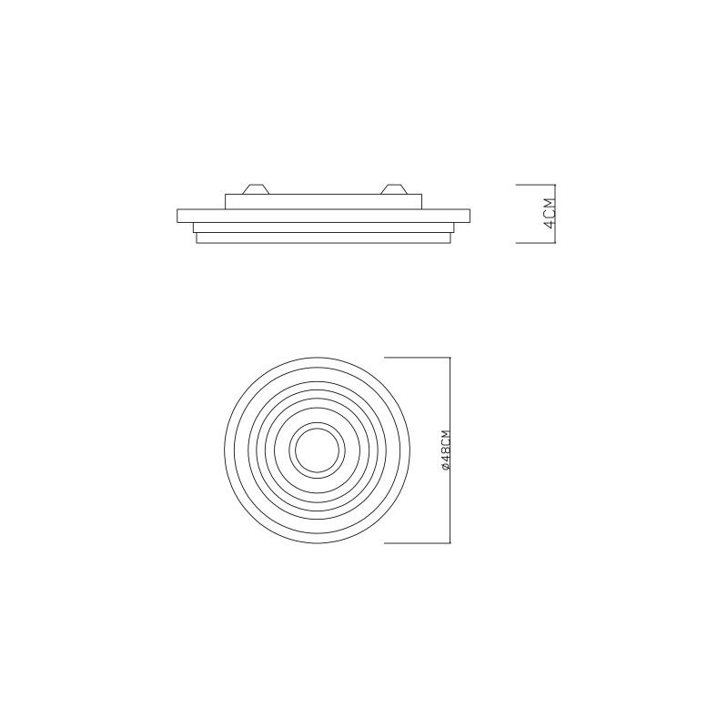 GLOBO stropné svietidlo 48011-46