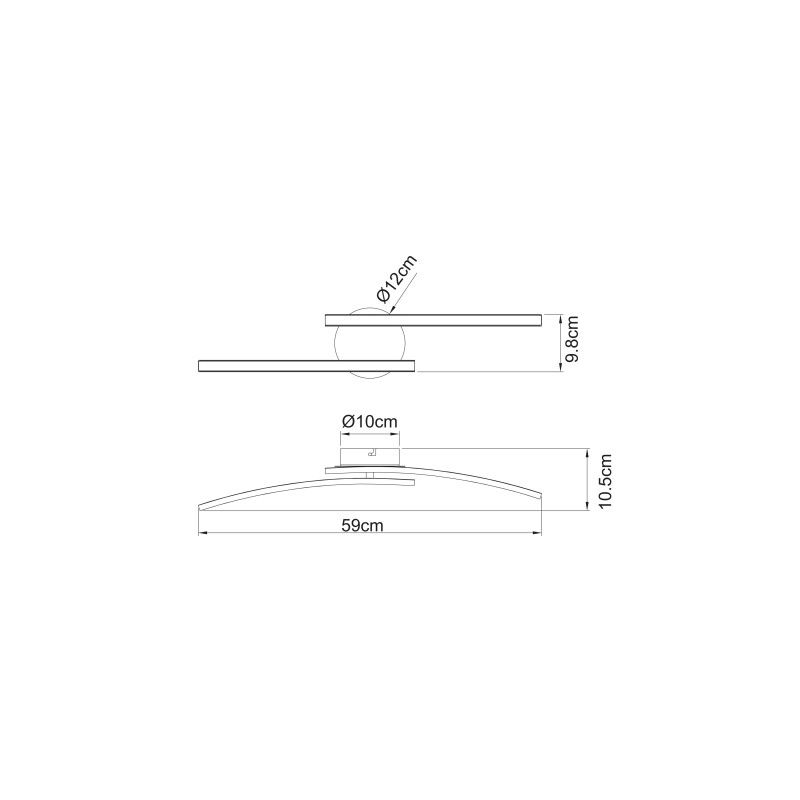 GLOBO stropné svietidlo 67129-12