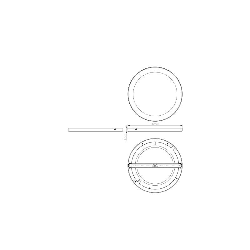 GLOBO stropné svietidlo LED 12379-24W