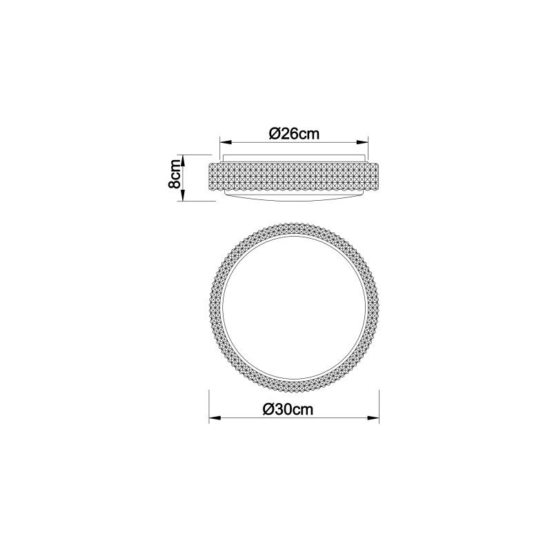 GLOBO stropné svietidlo LED 41749-12