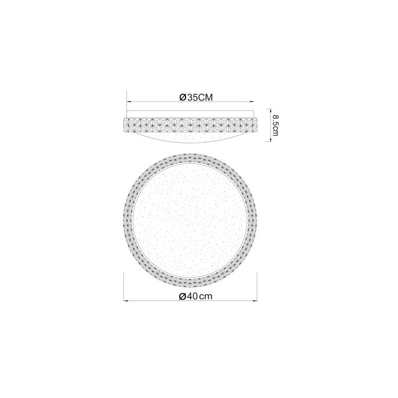 GLOBO stropné svietidlo LED 41749-22