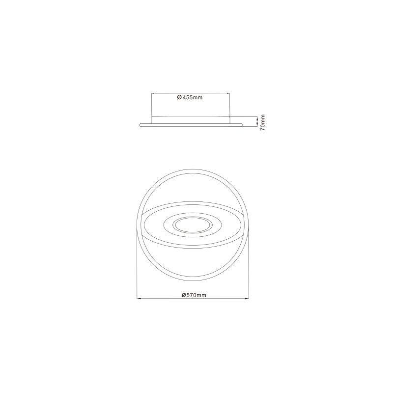 GLOBO stropné svietidlo LED 48016-60