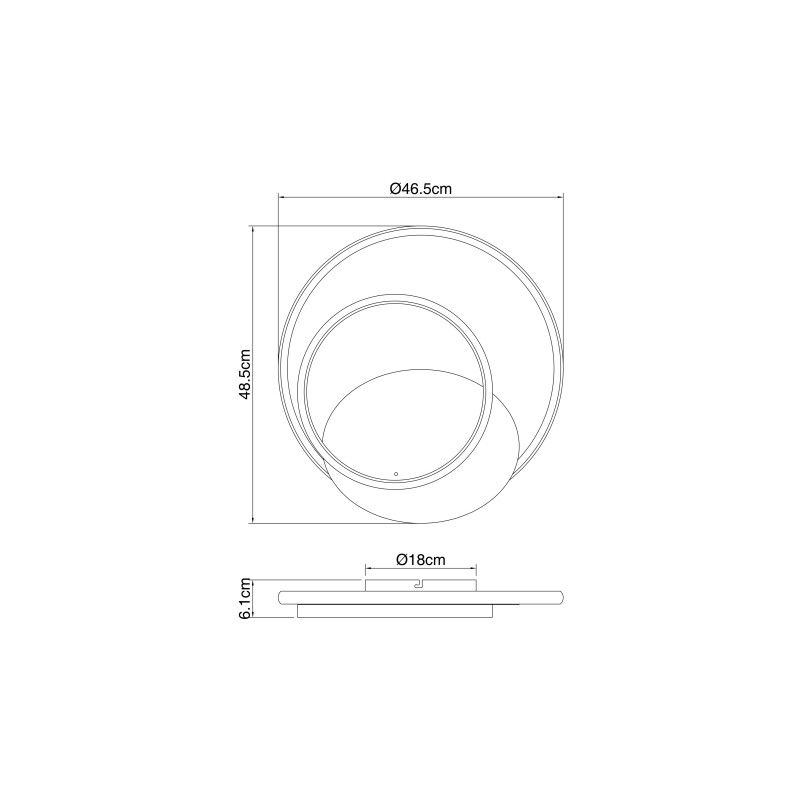 GLOBO stropné svietidlo LED 48438-36