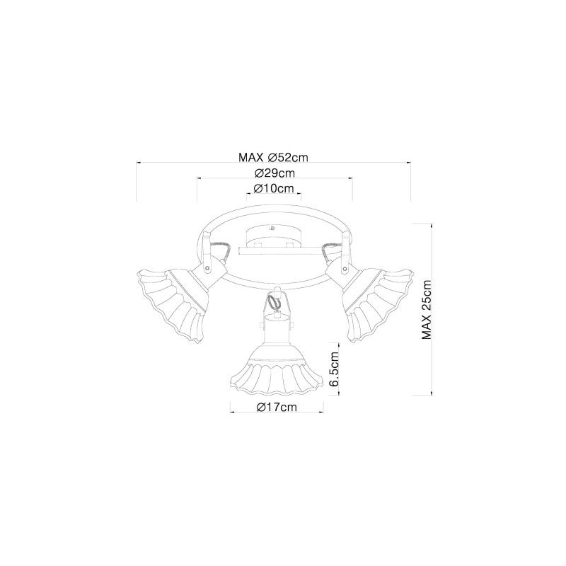 GLOBO bodové svietidlo spot E14 54050-3