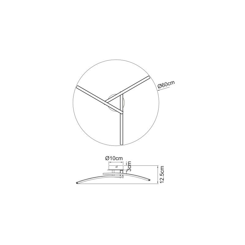 GLOBO stropné svietidlo LED 67129-18