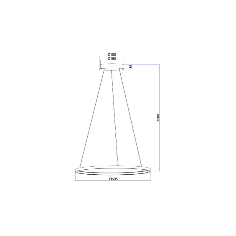 GLOBO závesné svietidlo LED 67192-29B