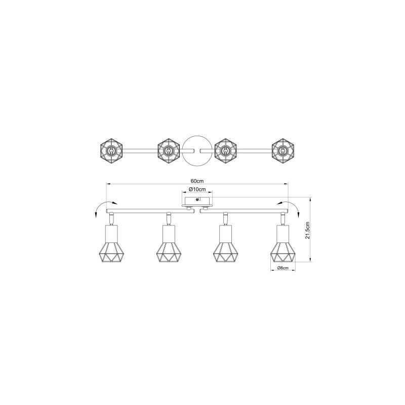 Globo 54802S-4H