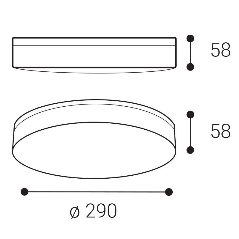 LED2 YPSO 30, W 10-22W 3000K/4000K 1460151