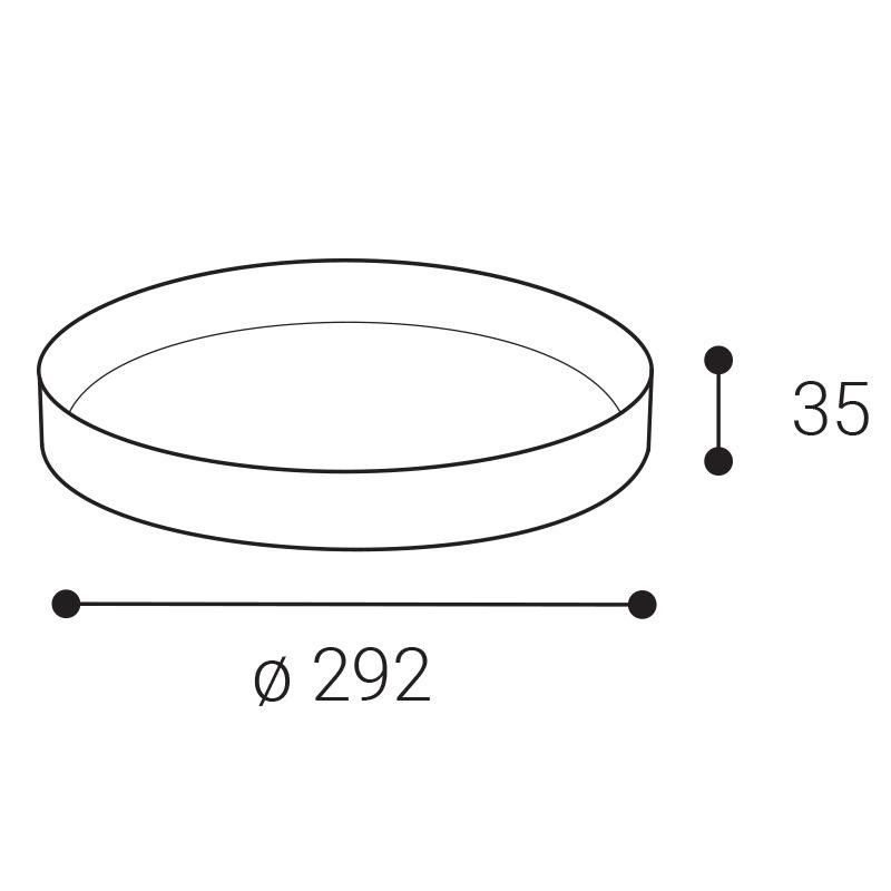 LED2 YPSO 30 RING SLIM, W 6469801