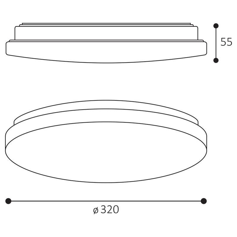 LED2 JOTA II 33, W 18W 3000K/4000K 1470251