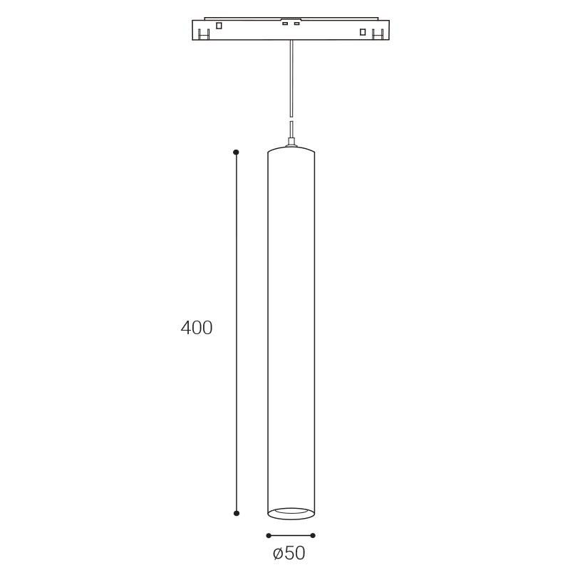 LED2 MAG MIKY 40 Z, B DALI DIM 10W 4000K 6091843D