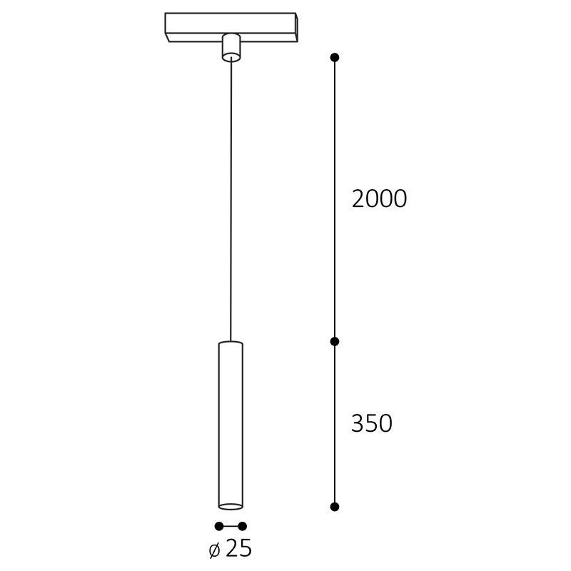 LED2 MAG MIKY SLIM 35 Z, B DALI DIM 6W 3000K 6490433D