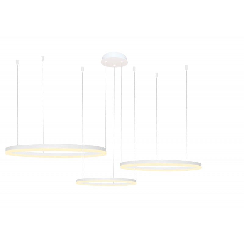 Azzardo HALO PENDANT 100+80+60 CCT WH + REMOTE CONTROLAZ4974