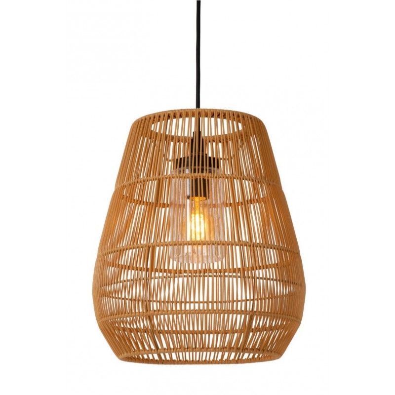 Lucide Lucide NERIDA - Pendant light Outdoor - D35 cm - 1xE27 - IP44 - Natural 03844/01/72