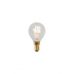 Lucide Lucide P45 - Filament bulb - D4,5 cm - LED Dim. - E14 - 1x3W 2700K - Transparant 49046/03/60