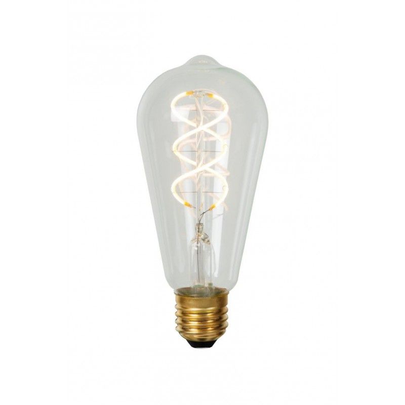 Lucide Lucide ST64 - Filament bulb - ? 6,4 cm - LED Dim. - E27 - 1x4,9W 2700K - Transparant 49034/05/60