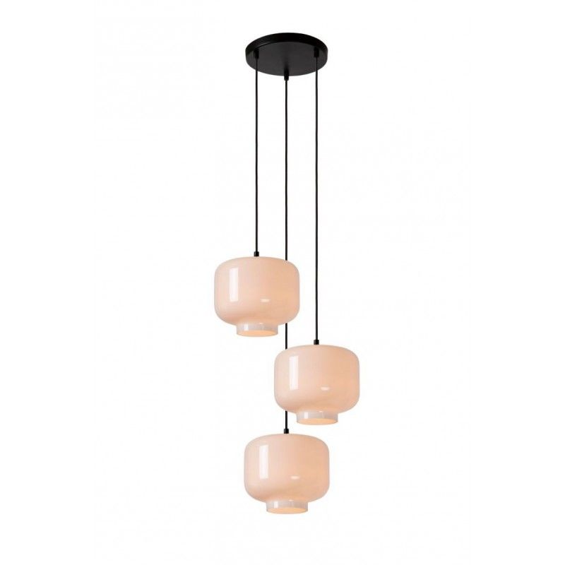 Lucide Lucide MEDINE - Pendant light - ? 46 cm - 3xE27 - Opal 46413/13/61