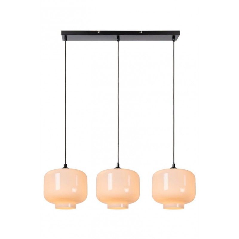 Lucide Lucide MEDINE - Pendant light - 3xE27 - Opal 46413/03/61