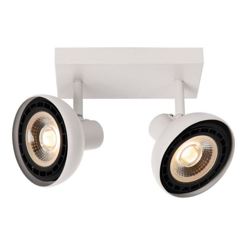 Lucide Lucide SENSAS - Ceiling spotlight - 2xES111 - White 30997/02/31