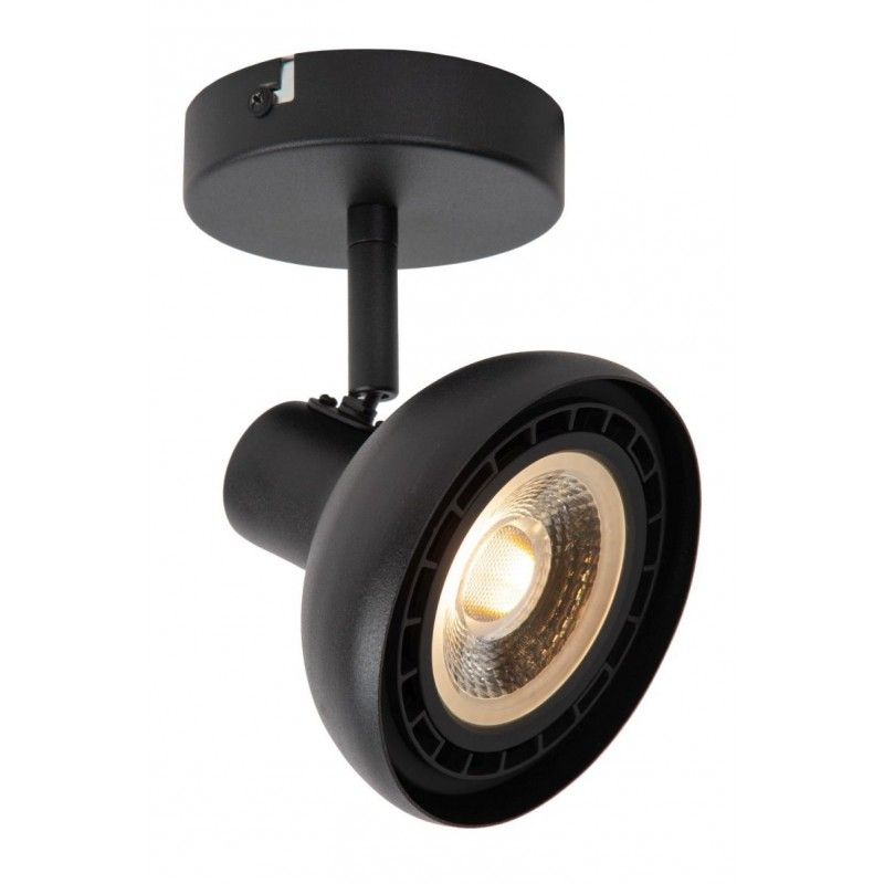 Lucide Lucide SENSAS - Ceiling spotlight - 1xES111 - Black 30997/01/30