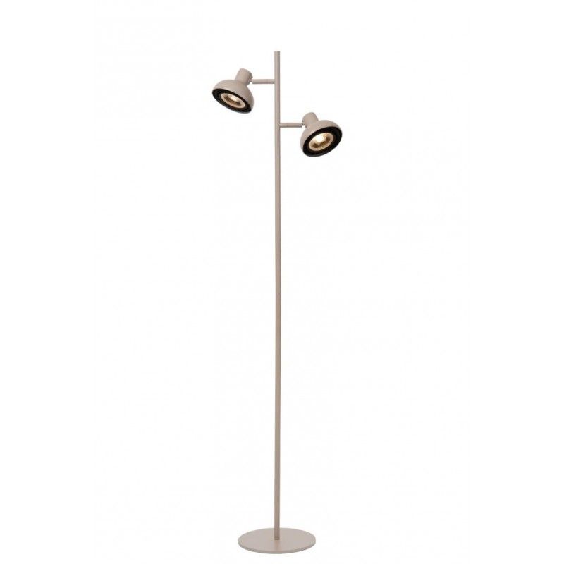 Lucide Lucide SENSAS - Floor lamp - 2xES111 - Cream 30797/02/38