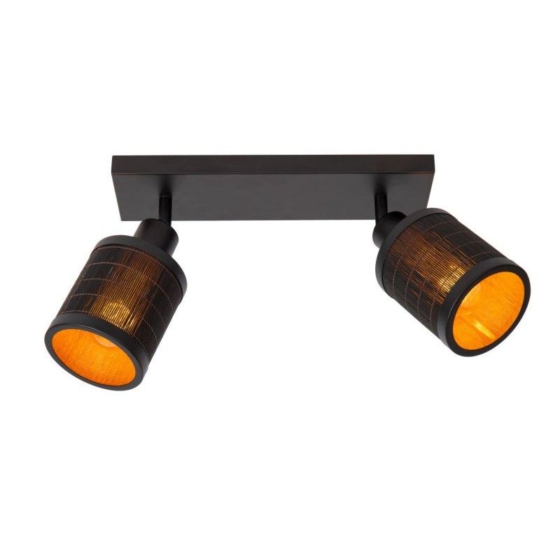 Lucide Lucide TAGALOG - Ceiling spotlight - 2xE27 - Black 21929/02/30