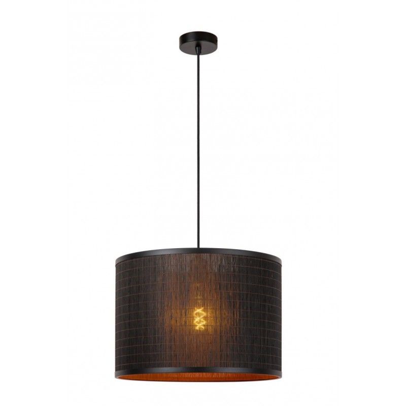 Lucide Lucide TAGALOG - Pendant light - D40 cm - 1xE27 - Black 21429/01/30