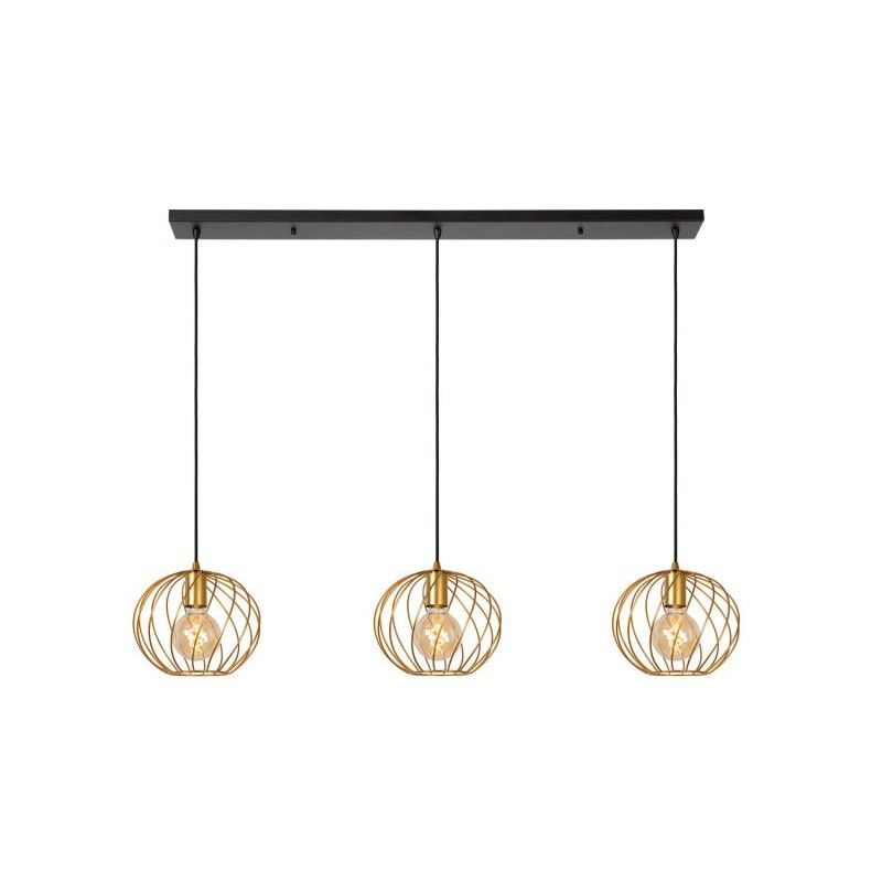 Lucide Lucide DANZA - Pendant light - 3xE27 - Matt Gold / Brass 21428/03/02