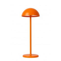 Lucide Lucide JOY - Rechargeable Table lamp Outdoor - Battery - ? 12 cm - LED Dim. - 1x1,5W 3000K - IP54 - Orange 15500/02/53