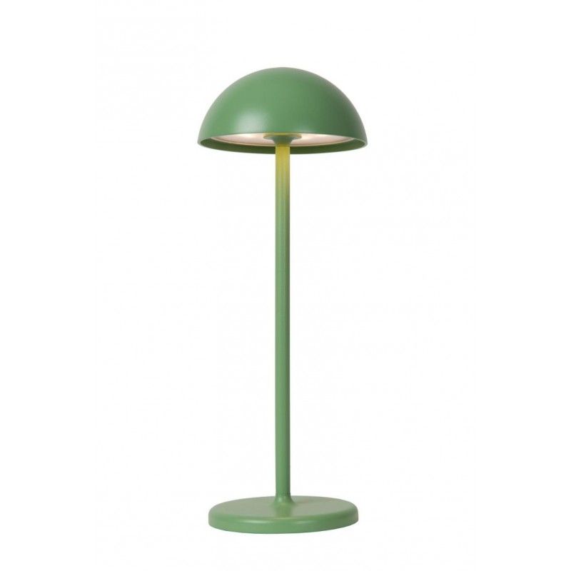 Lucide Lucide JOY - Rechargeable Table lamp Outdoor - Battery - ? 12 cm - LED Dim. - 1x1,5W 3000K - IP54 - Green 15500/02/33