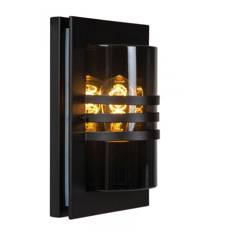 Lucide Lucide PRIVAS - Wall light Outdoor - 1xE27 - IP44 - Black 14827/01/30