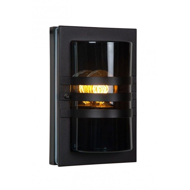 Lucide Lucide PRIVAS - Wall light Outdoor - 1xE27 - IP44 - Black 14826/01/30