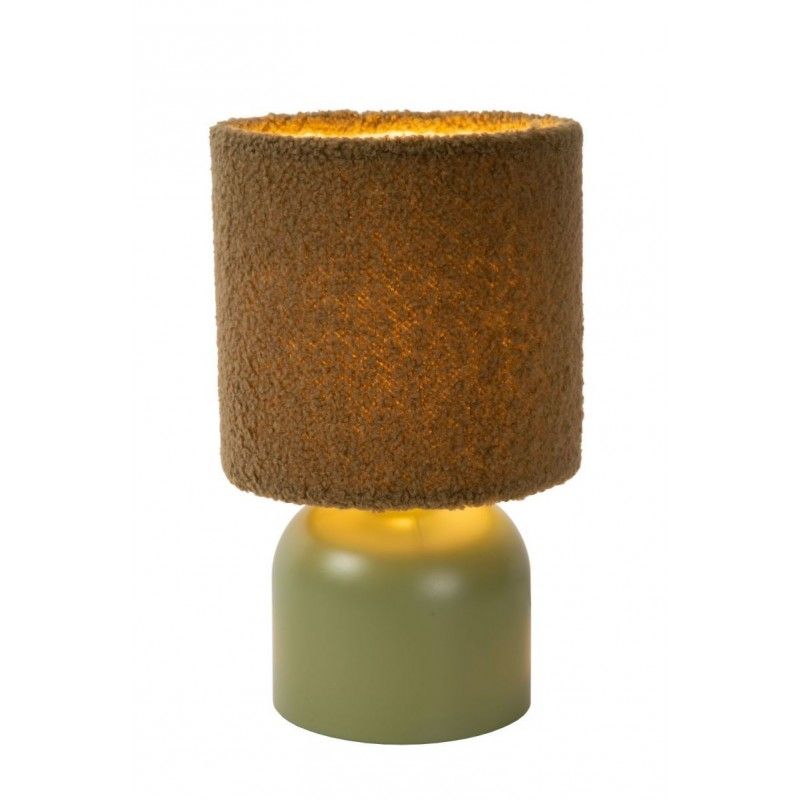 Lucide Lucide WOOLLY - Table lamp - D16 cm - 1xE14 - Green 10516/01/33