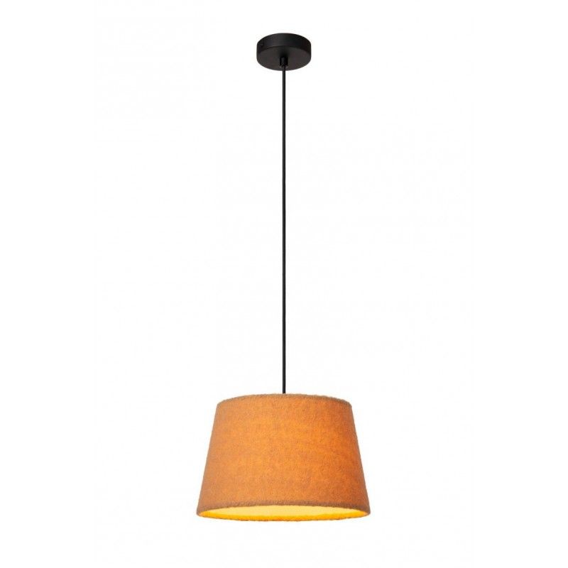 Lucide Lucide WOOLLY - Pendant light - ? 28 cm - 1xE27 - Ocher Yellow 10416/01/44