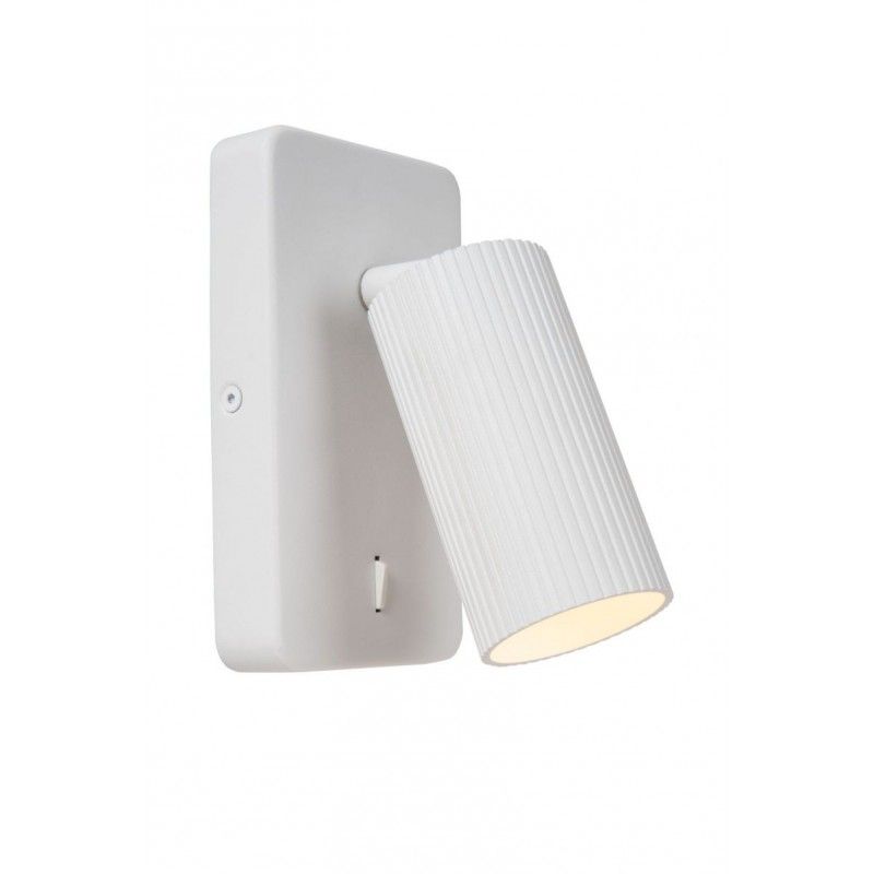 Lucide Lucide CLUBS - Wall spotlight - 1xGU10 - White 09239/11/31