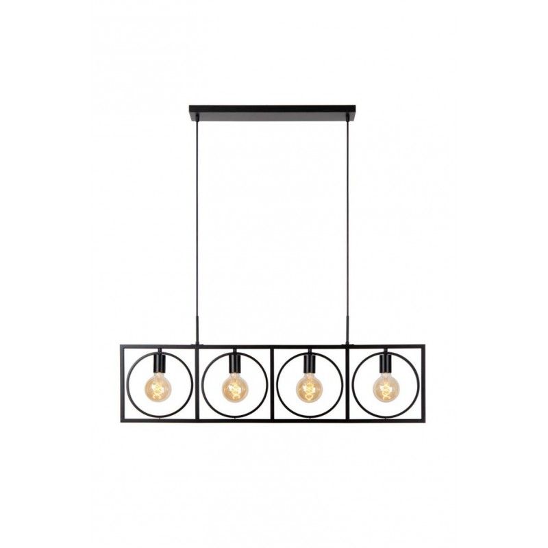 Lucide Lucide SUUS - Pendant light - 4xE27 - Black 00427/04/30