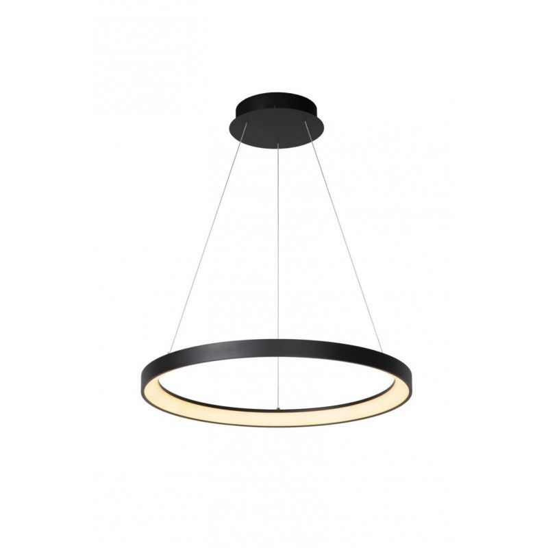 Lucide Lucide VIDAL - Pendant light - D58 cm - LED Dim. - 1x50W 2700K - Black 46403/48/30