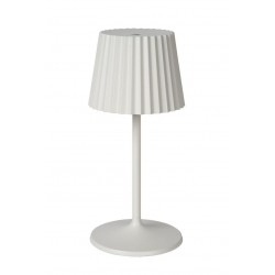 Lucide Lucide JUSTINE - Table lamp Outdoor - LED Dim. - 1x2W 2700K - IP54 - White 27889/02/31