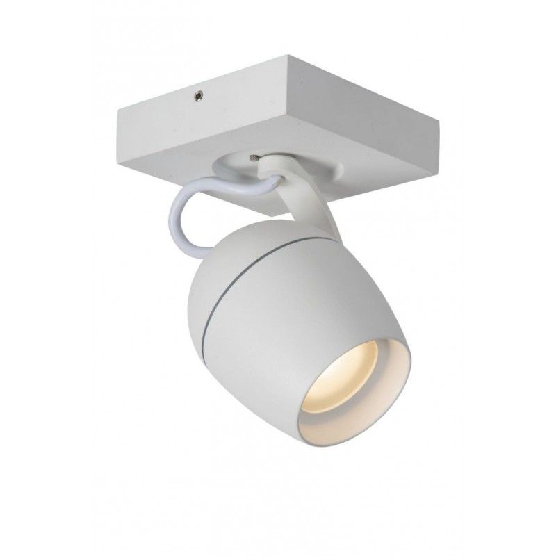 Lucide Lucide PRESTON - Ceiling spotlight Bathroom - 1xGU10 - IP44 - White 09937/01/31