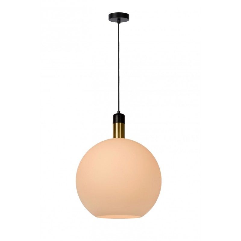 Lucide Lucide JULIUS - Pendant light - D40 cm - 1xE27 - Opal 34438/40/61