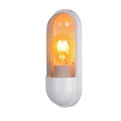 Lucide Lucide CAPSULE - Wall light Outdoor - 1xE27 - IP65 - White 29897/01/31