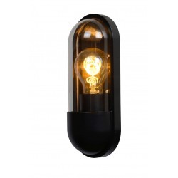 Lucide Lucide CAPSULE - Wall light Outdoor - 1xE27 - IP65 - Black 29897/01/30