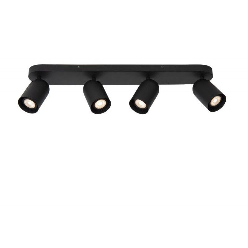 Lucide Lucide PUNCH - Ceiling spotlight - 4xGU10 - Black 13958/04/30